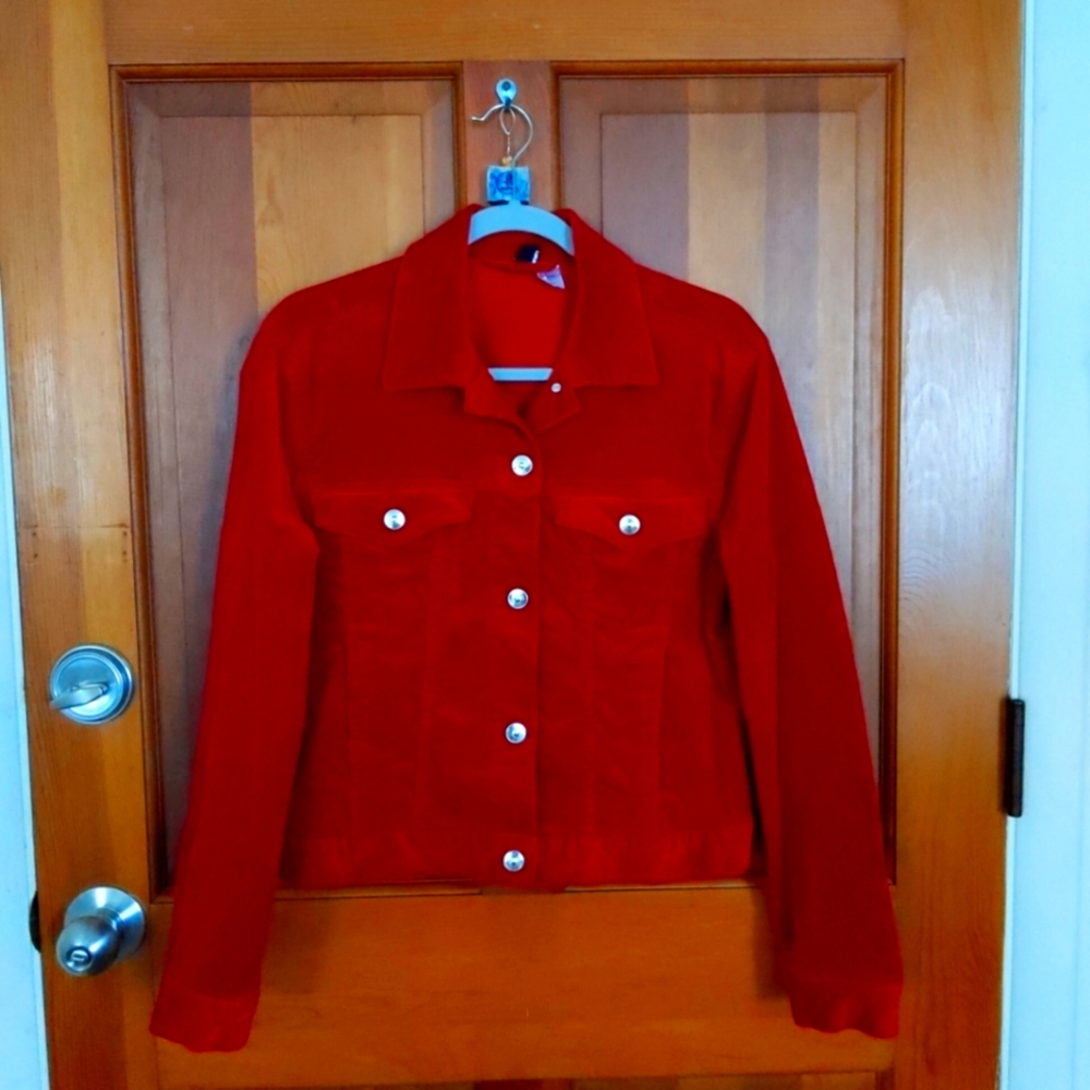 Short corduroy jacket